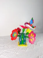 Alebrije Statie Cactus Biznaga Wooden Decor - Image 3
