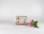 Black Ceramic Dinnerware Mug and Saucer - Image 4