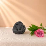Black Clay Carved Jewerly Box