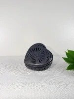 Black Clay Carved Jewerly Box - Image 2
