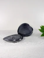 Black Clay Carved Jewerly Box - Image 3