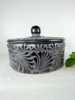 Black Talavera Style Tortillero - Image 3