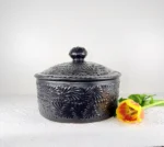 Black Talavera Tortilla Warmer - Image 2