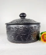 Black Talavera Tortilla Warmer - Image 3
