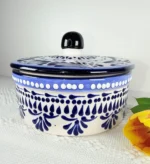 Blue Talavera Style Tortillero - Image 4