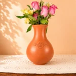 Burnished Clay Vase from Huancito Michoacan
