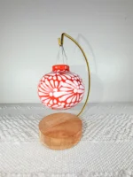 Burnt Orange Talavera Christmas Tree Ornament - Image 2