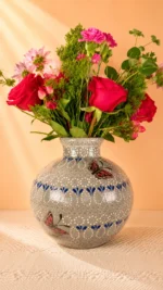Butterfly Clay Vase from Michoacan