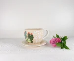 Cactus Ceramic Dinnerware Mug Set - Image 2