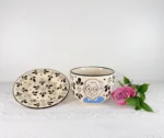 Ceramic Dinnerware Mug and Saucer - Image 4
