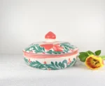 Ceramic Handpainted Tortillero with Lid - Image 4