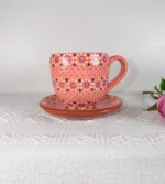 Clay Mug and Saucer from Michoacan - Image 3