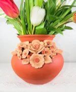 Clay Vase Handmade in Oaxaca - Image 2