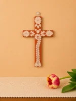Clay Wall Cross Decor Made in Mexico