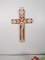 Clay Wall Cross Decor Made in Mexico - Image 3