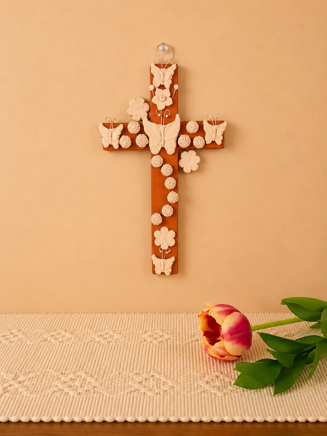 Clay-Wall-Cross-Handmade-in-Michoacan-01-1.webp Clay Wall Cross Handmade in Michoacan - Image 1