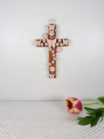 Clay Wall Cross Handmade in Michoacan - Image 2
