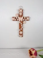 Clay Wall Cross Handmade in Michoacan - Image 3
