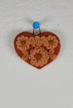 Clay Wall Small Hanging Heart - Image 3