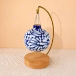 Dark Blue Talavera Christmas Ornament