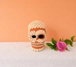 Day of the Death Clay Skull handcrafted in Michoacan