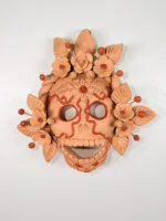 Day of the Death Wall Decor Mask - Image 2