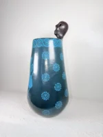 Dia de los Muertos Burnished Clay Vase - Image 2