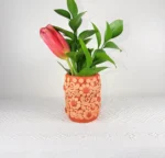 Embroidered Clay Small Oaxaca Vase - Image 2