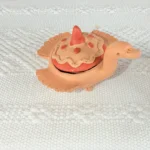 Embroidered Clay Swan Jewerly Trinket Box - Image 3