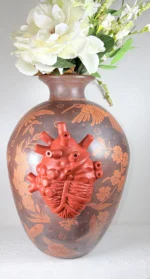 Extra Large Burnished Clay Vase from Michoacan - Image 2