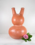 Extra Large Polished Clay Pottery Vase - Image 2