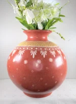 Extra Large Polished Clay Vase from Michoacan - Image 2