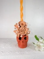 Filigrana Clay Skull Dia de los Muertos - Image 2