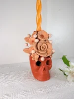 Filigrana Clay Skull Dia de los Muertos - Image 3