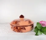 Glazed Ceramic Tortillero Handmade in Mexico - Image 4