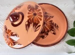 Glazed Ceramic Tortillero Handmade in Mexico - Image 3