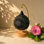 Handcrafted Black Clay Mexican Ornament