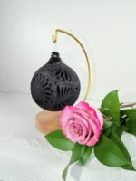 Handcrafted Black Clay Mexican Ornament - Image 3