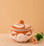 Handcrafted Clay Tortilla Warmer from Michoacan