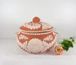 Handcrafted Clay Tortilla Warmer from Michoacan - Image 2