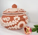 Handcrafted Clay Tortilla Warmer from Michoacan - Image 3