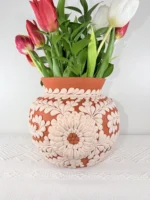 Handcrafted Clay Vase from Michoacan - Image 4