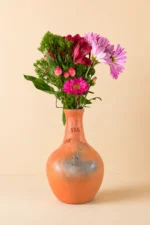 Handcrafted Clay Vase from Oaxaca