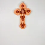 Handcrafted Crucifix Clay from Metepec Mexico Wall Decor - Image 4