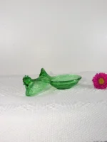 Handcrafted Glass Hen Mini Dish - Image 3