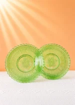 Handcrafted Glass Vintage Saucer