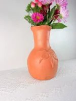 Handcrafted Natural Clay Vase - Image 4