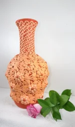 Handcrafted Oaxaca Clay Vase Large - Image 3