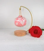 Handcrafted Pink Talavera Mexican Christmas Tree Ornament - Image 2