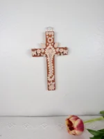 Handcrafted Wall Crucifix Made in Michoacan - Image 2